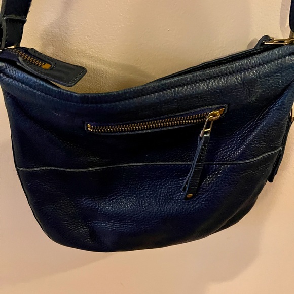 Navy Blue Roots Purse - Picture 1 of 12